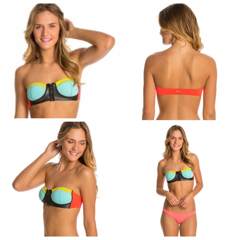 🆕Billabong Stay Salty Bikini Top Heritage Solid - Picture 6 of 8