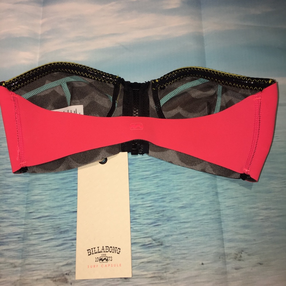 🆕Billabong Stay Salty Bikini Top Heritage Solid - Picture 7 of 8