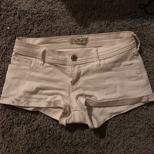 LAST CHANCE Hollister White Denim Shorts