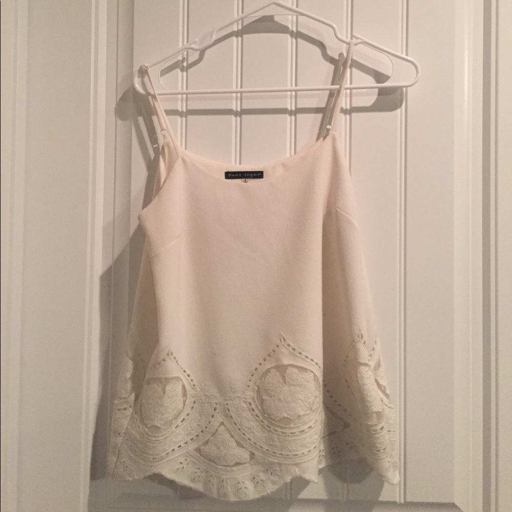 White tank top