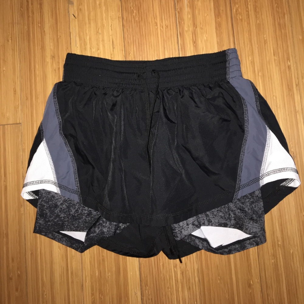 Black and Grey Athletic Shorts
