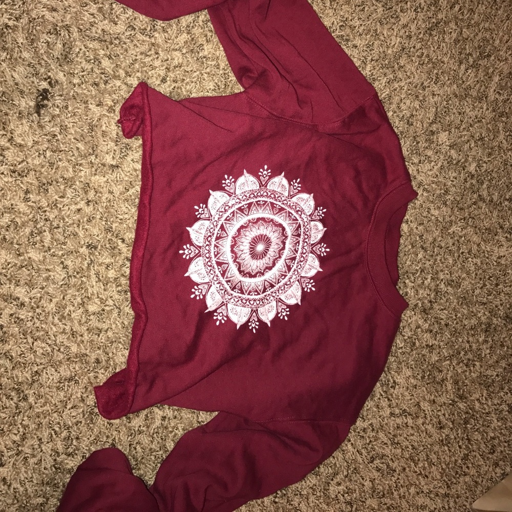 never been worn, cropped sweater from pacsun