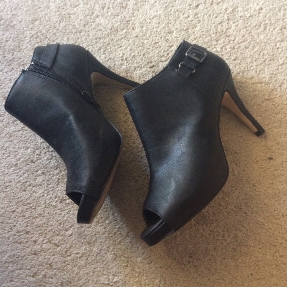 Madden Girl - Open Toe Heeled Bootie - Size 6