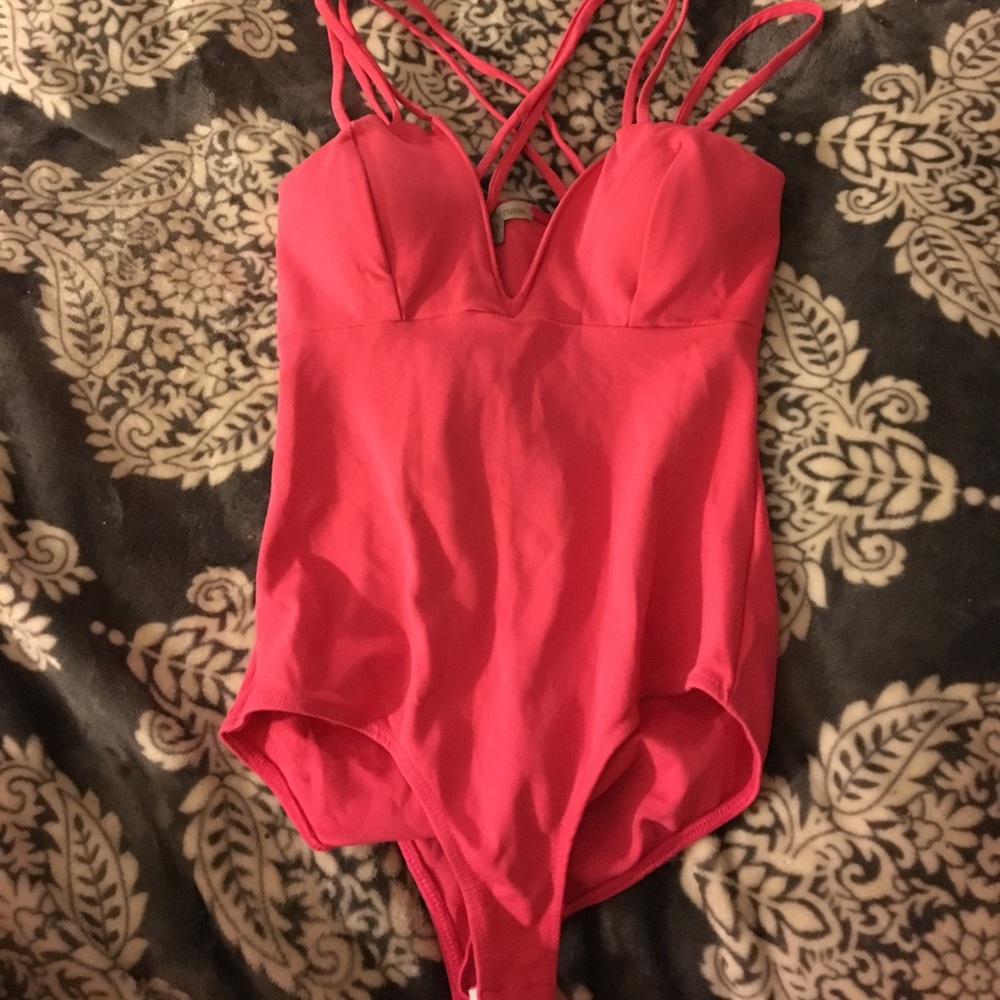 Hot pink XS bodysuit