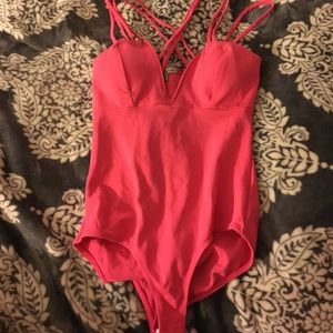 Hot pink XS bodysuit