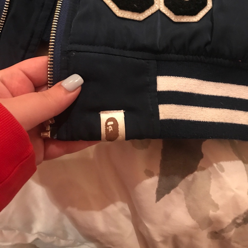 Real bape varsity jacket - Picture 4 of 7