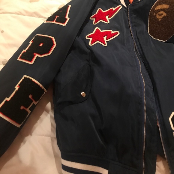 Real bape varsity jacket - Picture 3 of 7