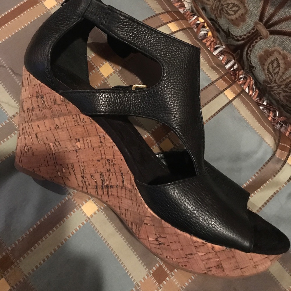 Nine West Black Wedges size 12- Never worn !!!