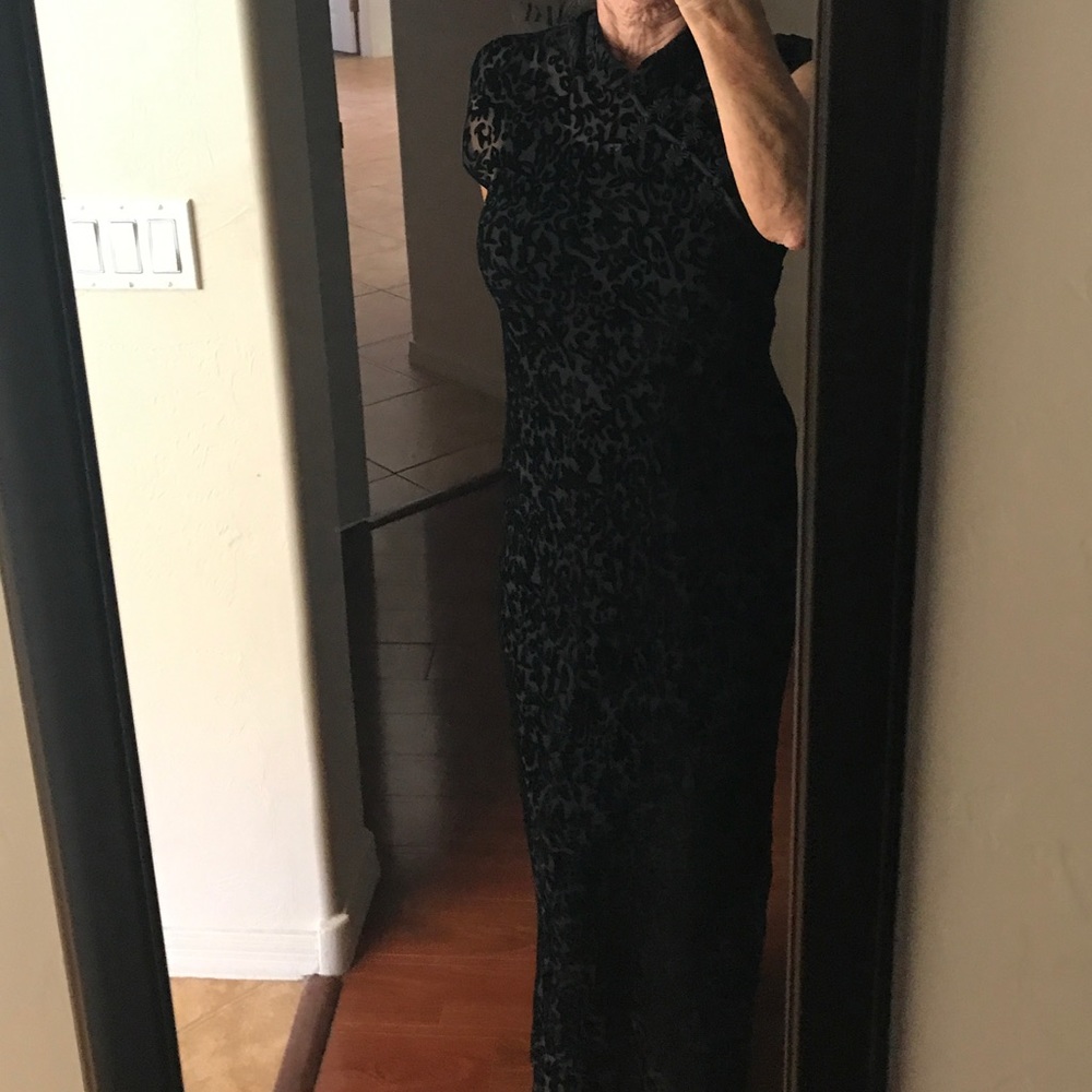 Black long gown