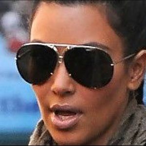 Dolce and Gabbana gold aviator sunglasses dg2075