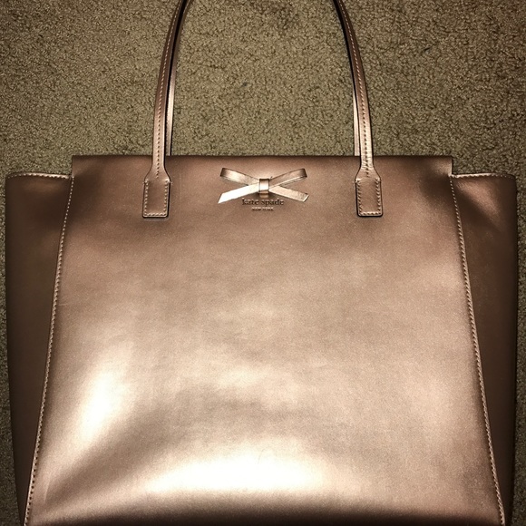 Gold Kate Spade Purse - Picture 8 of 15