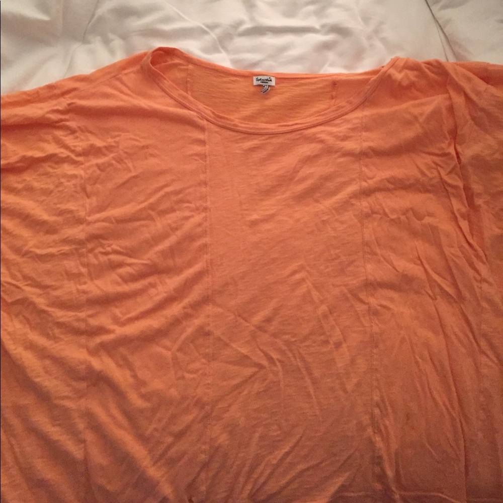 Splendid short sleeve lose top in orange
