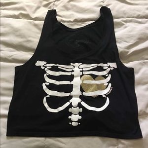 Crop skeleton tank