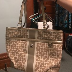 Gold Coach purse
