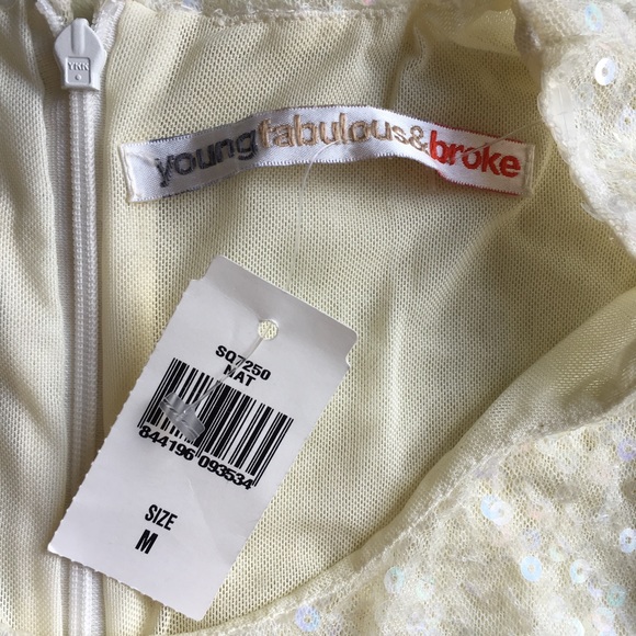 Young Fabulous & Broke sequin ombré dress - Picture 4 of 7