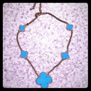 Turquoise statement necklace