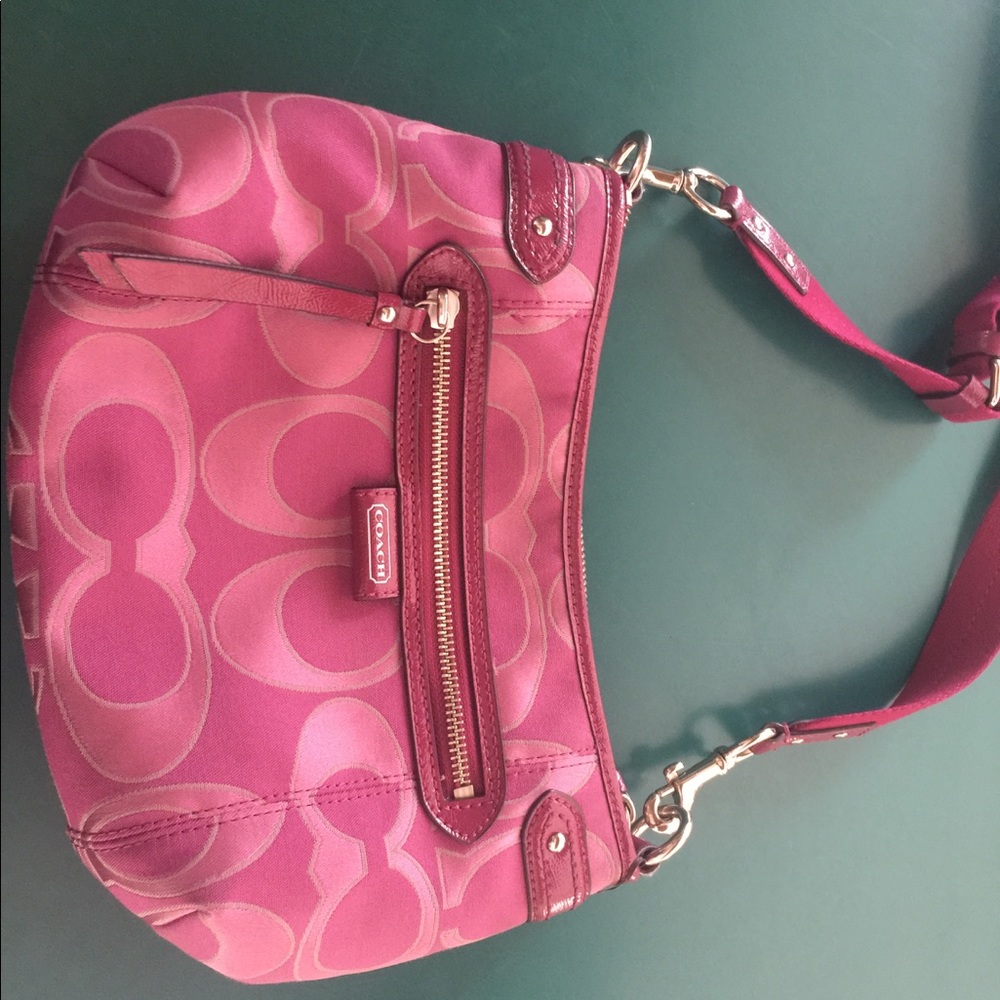 Fuschia Coach Purse