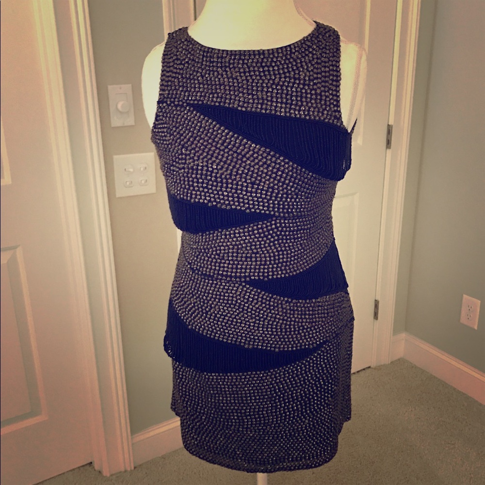 Parker Beaded Cocktail Dress