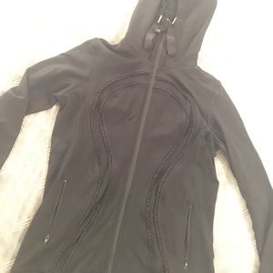 Black Lululemon sporty zip-up