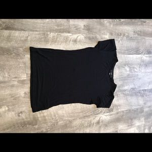 plain black tee