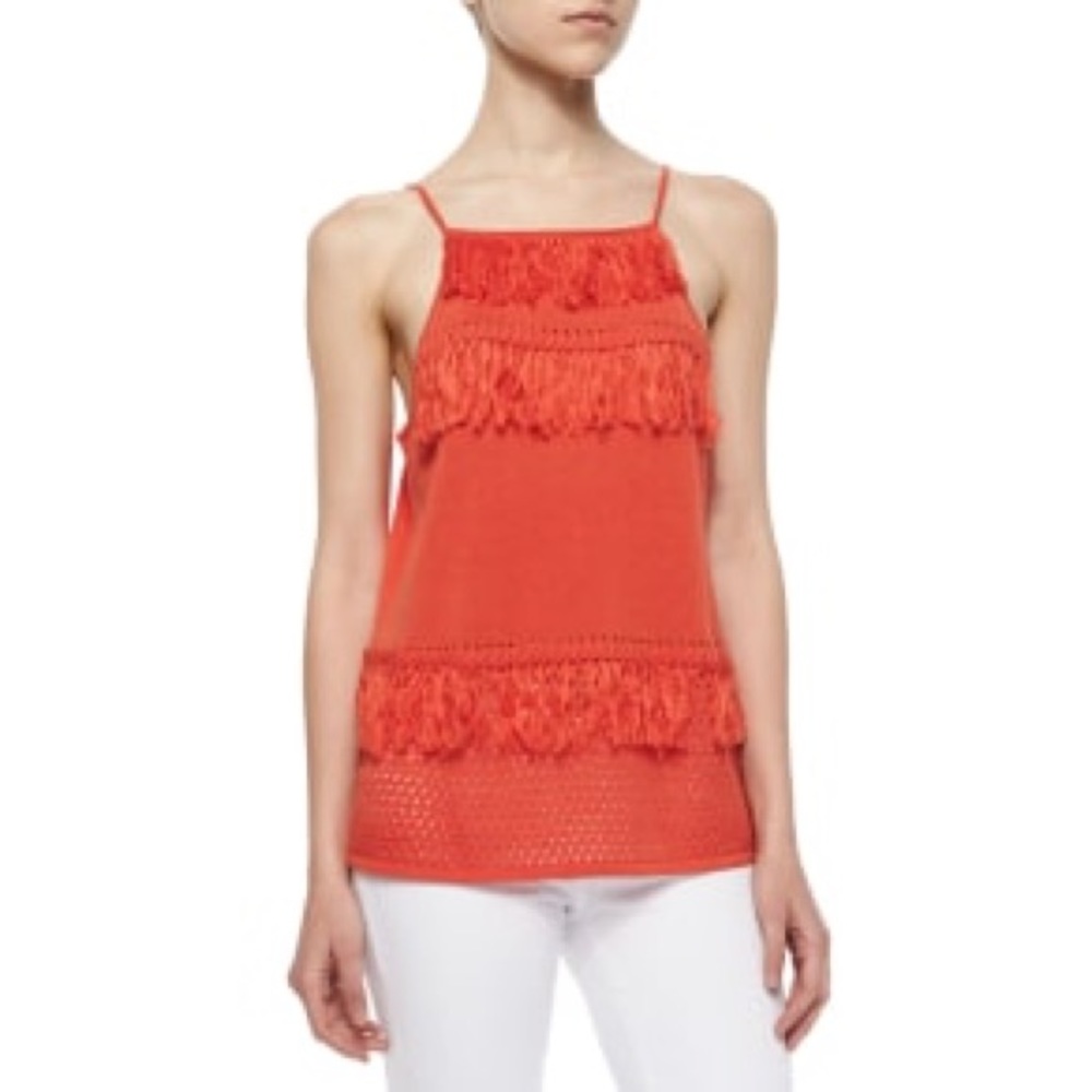 Manila Fringe Sweater Tank