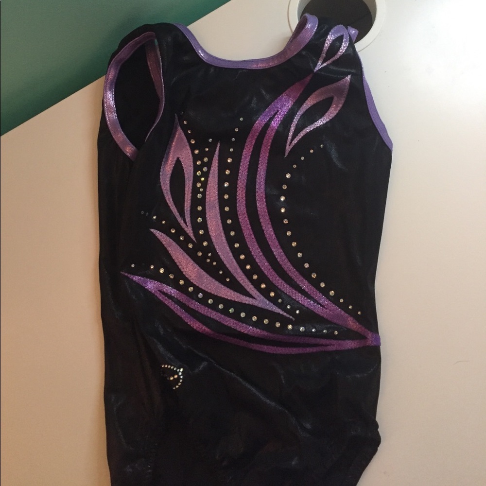 black and purple gymnastics leo!!!