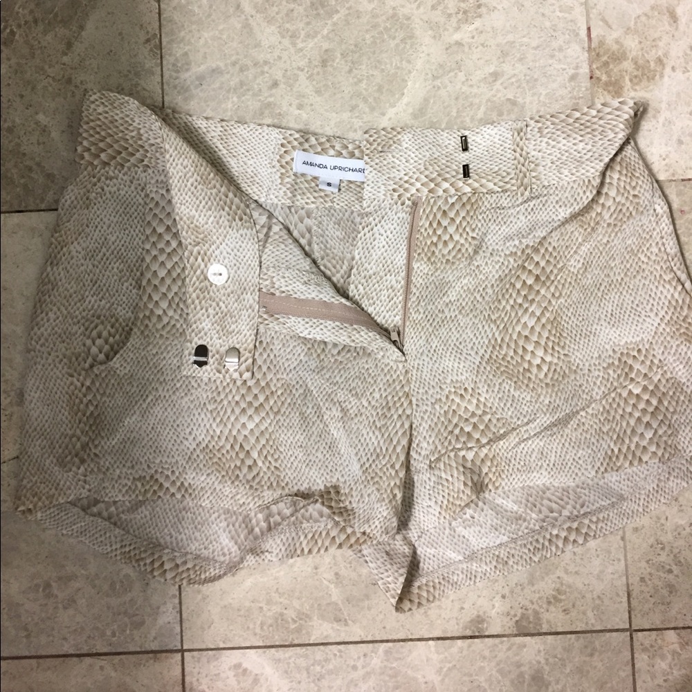 Amanda Uprichard shake shorts size small