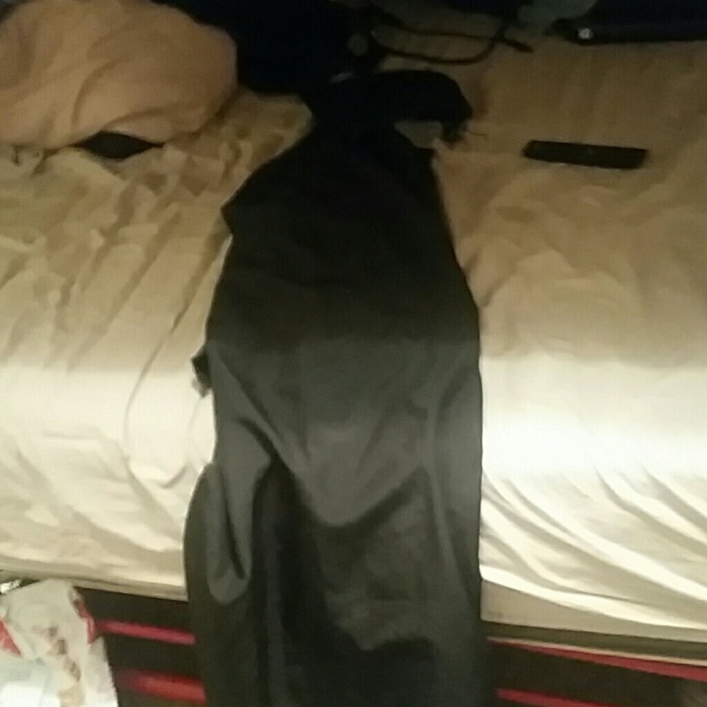 Graduation gown and tassled hat