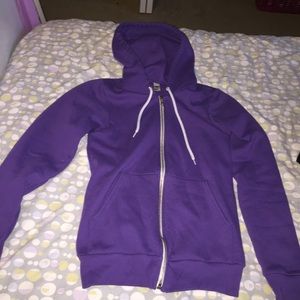 Purple Zip Up Hoodie