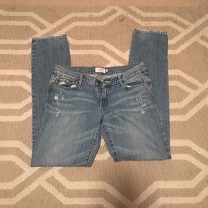 Abercrombie & Fitch distressed jeans