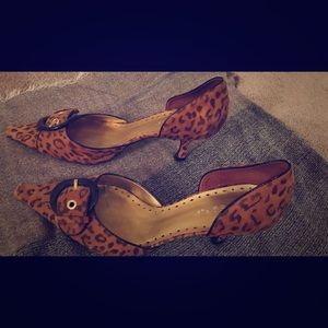 BCBG Leopard print HEELS
