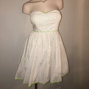 Modcloth. Vintage rainbow 🌈 polka dot dress. NWT