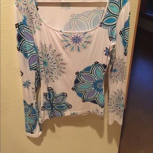 Emilio Pucci Made in Italy blouse size M.
