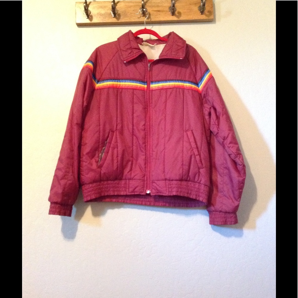 Vintage Rainbow Ski Jacket