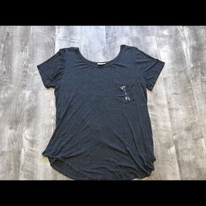 baggy tee with small graphics