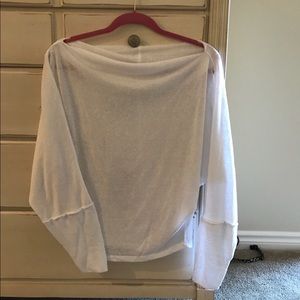 Free people we the free white dolman sweatshirt