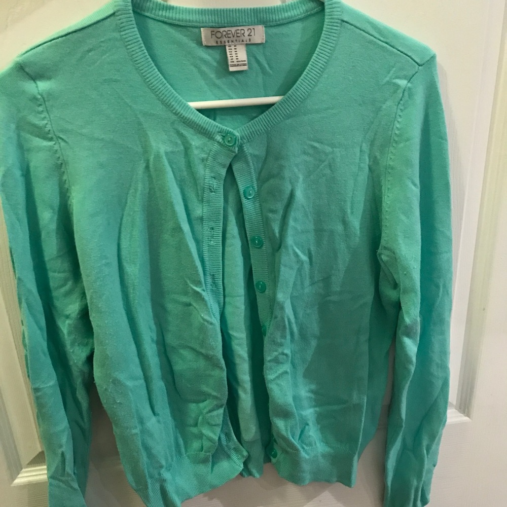 Forever XXI Aquamarine Cartigan
