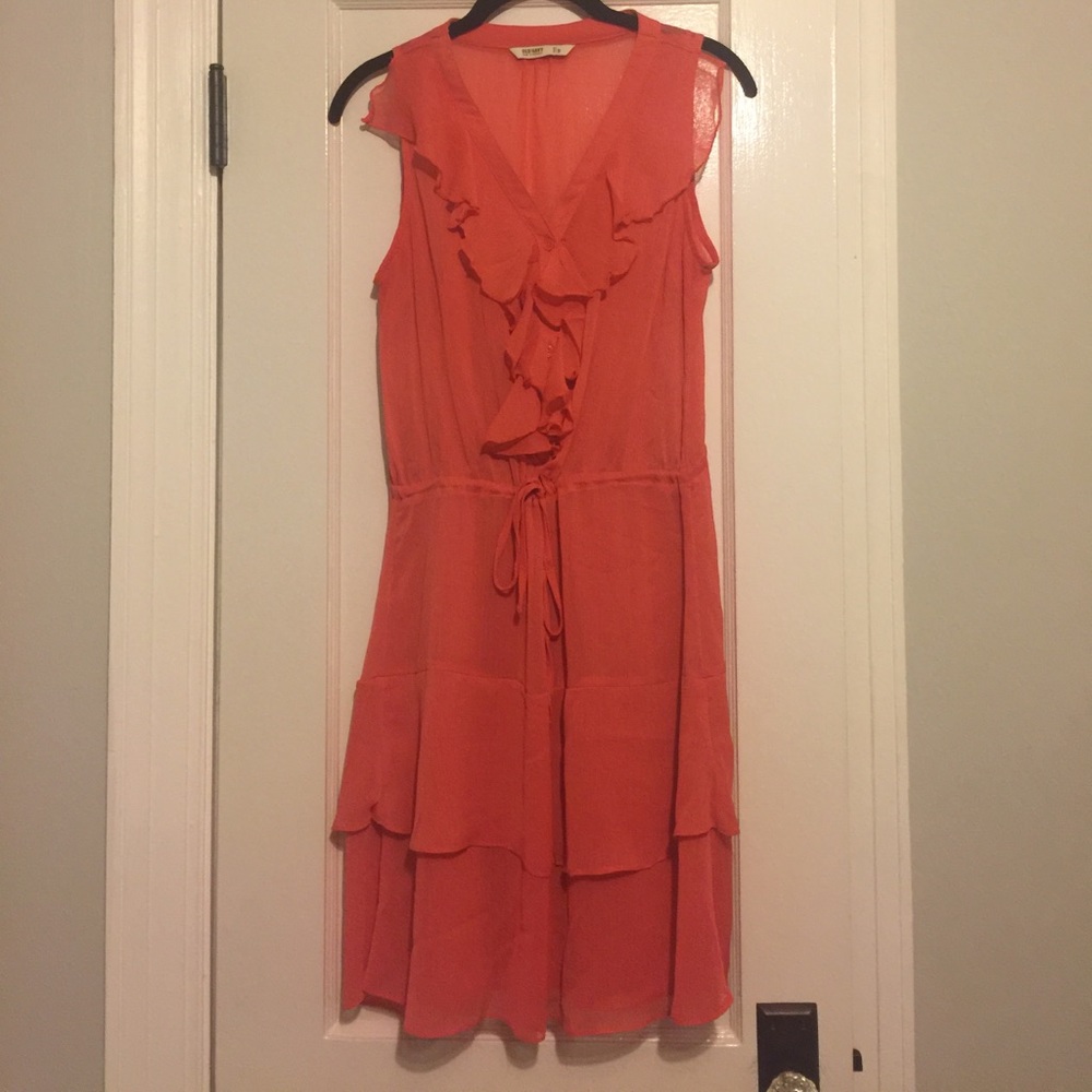 Coral dress