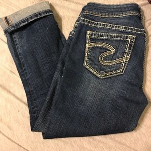 Silver Jeans- Suki Capri 29