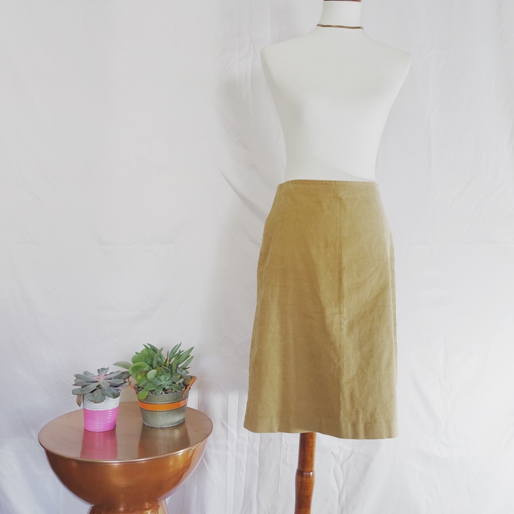 Corduroy Midi Skirt