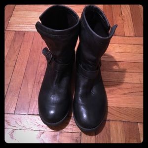 Tequila Distressed Leather Motorcycle Boot