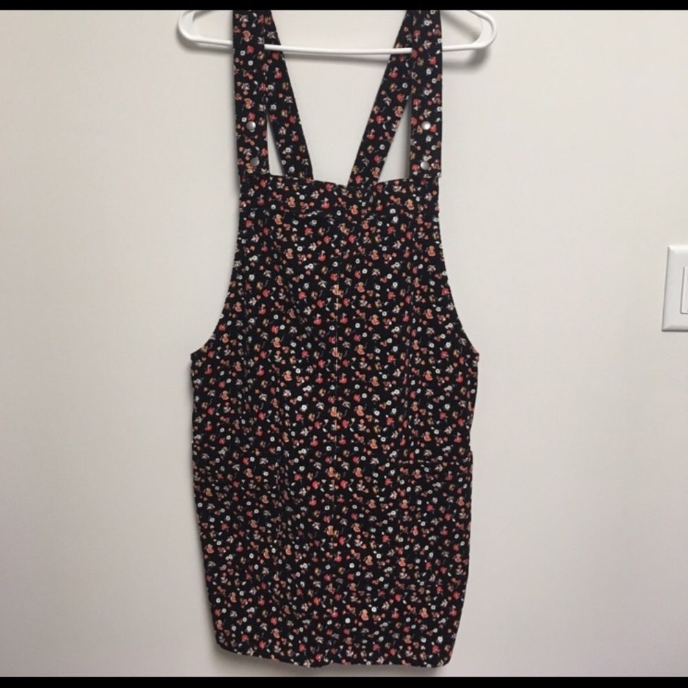 Floral overall dress