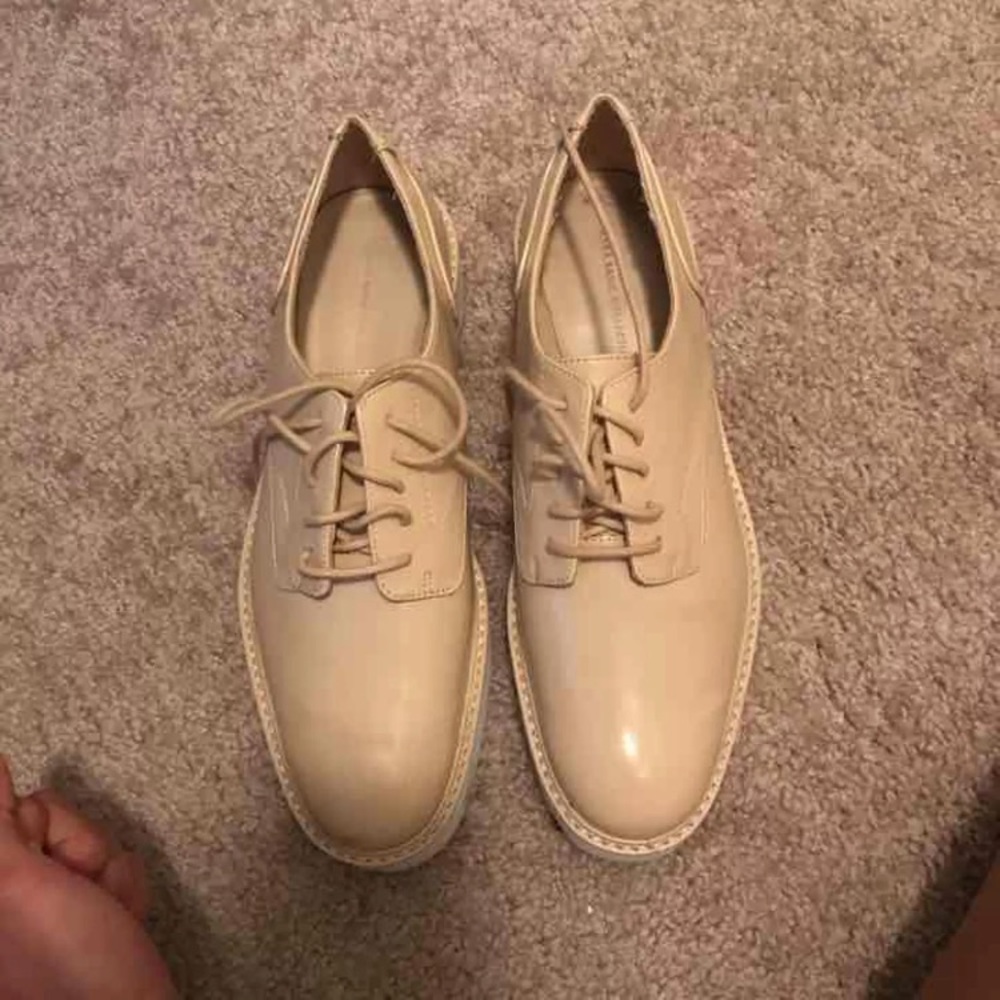 Zara oxford platform