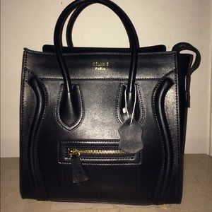 CÉLINE PARIS Black Tote Bag