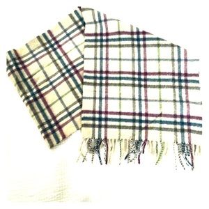 Authentic Burberry Checkered Scarf