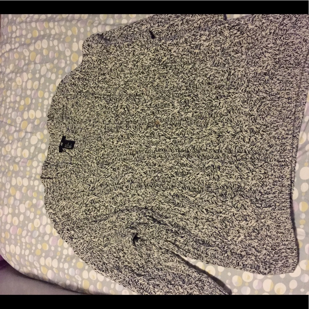 Oversized knit sweater