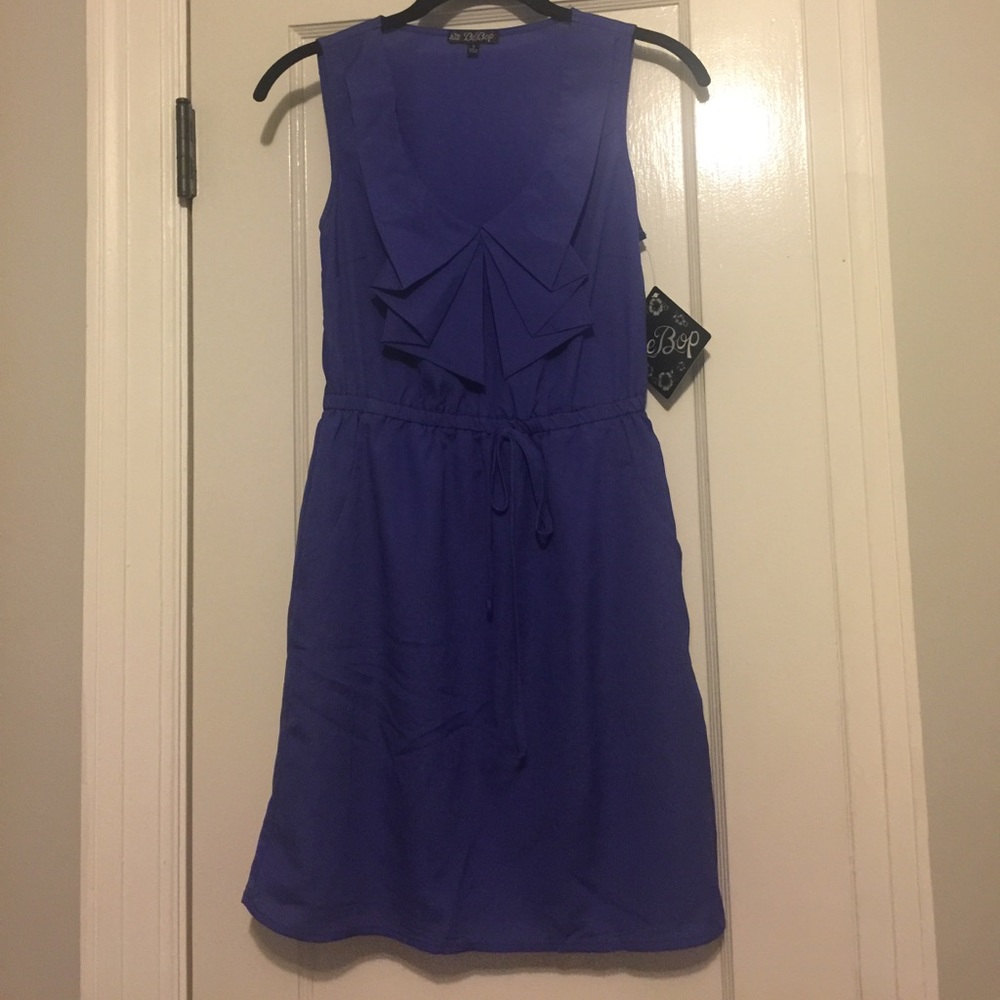 Purple-Blue dress w/ pockets