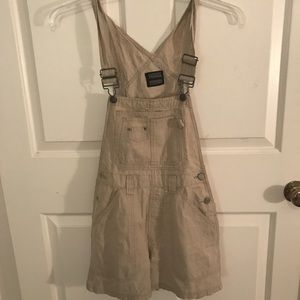 vintage khaki overalls