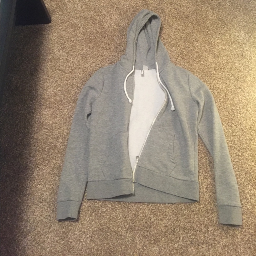 SALE 1 HOUR 💥 grey zipper up jacket