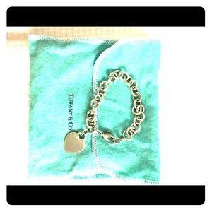 Authentic Tiffany's Heart Tag Bracelet